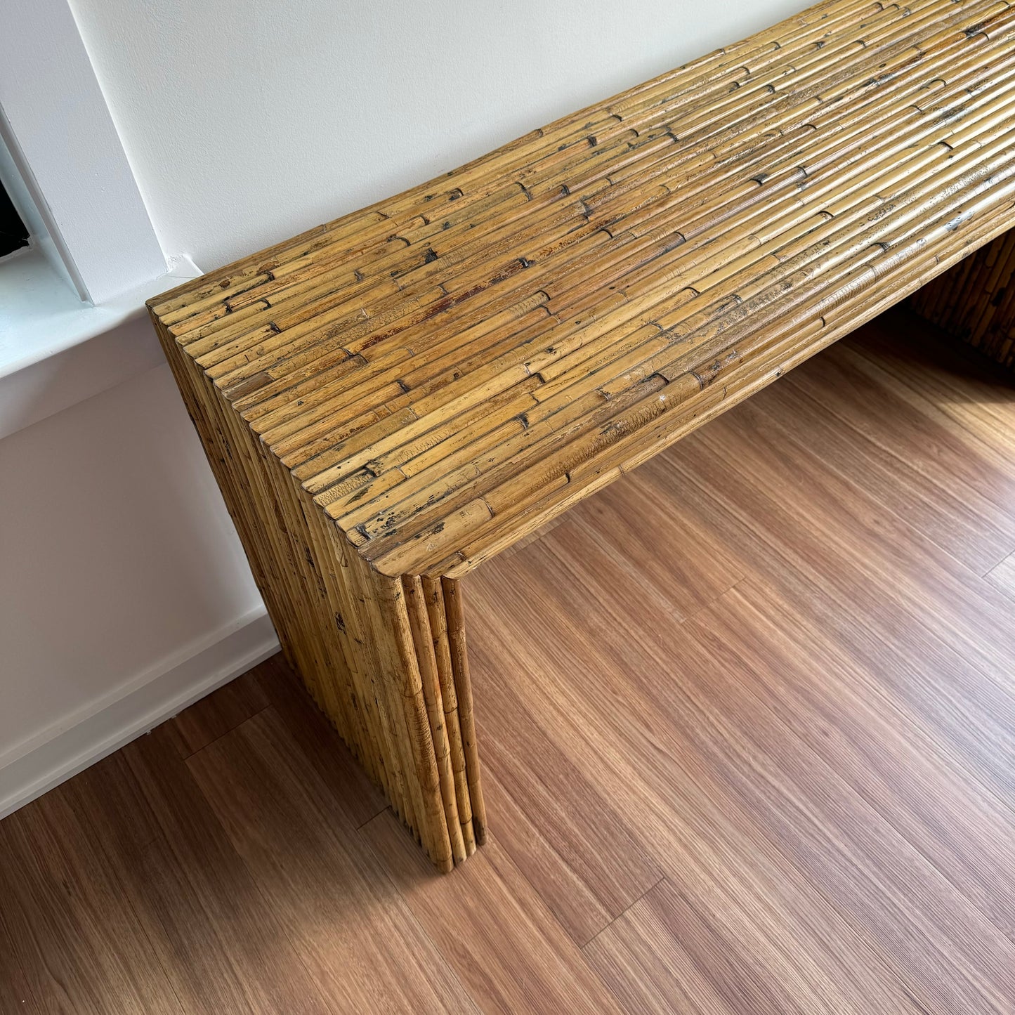 Split Reed Console Table