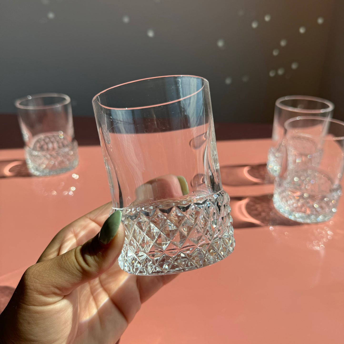 Crystal Lowball Glasses