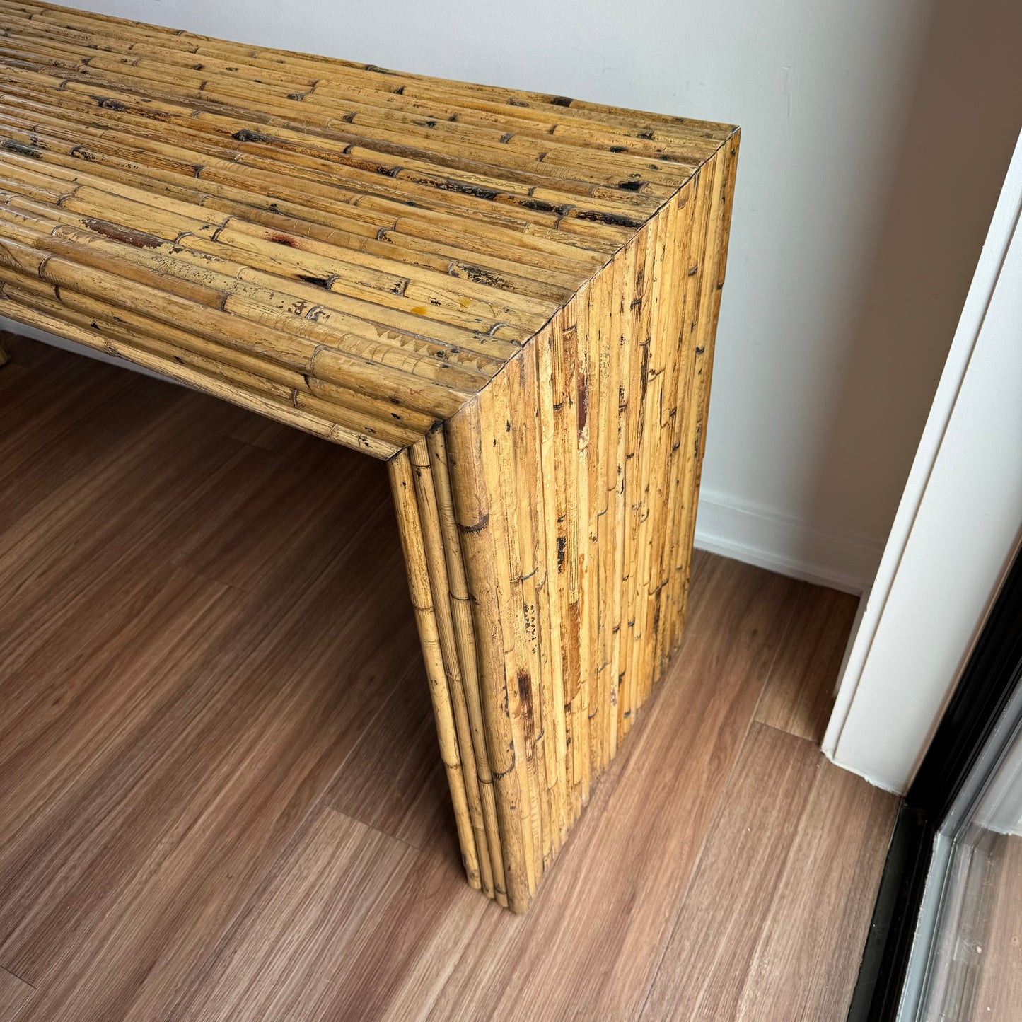 Split Reed Console Table