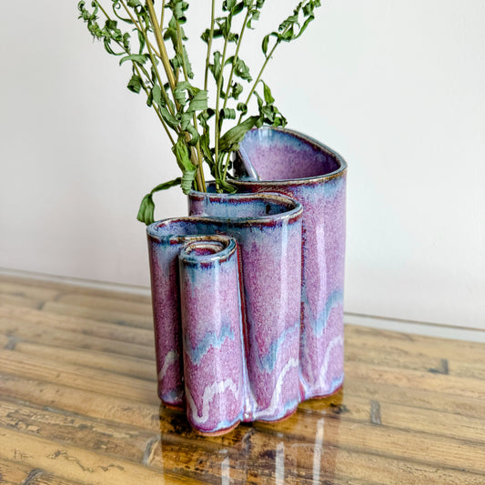 Bay Pottery Ribbon Vase