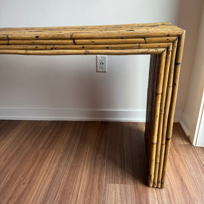 Split Reed Console Table