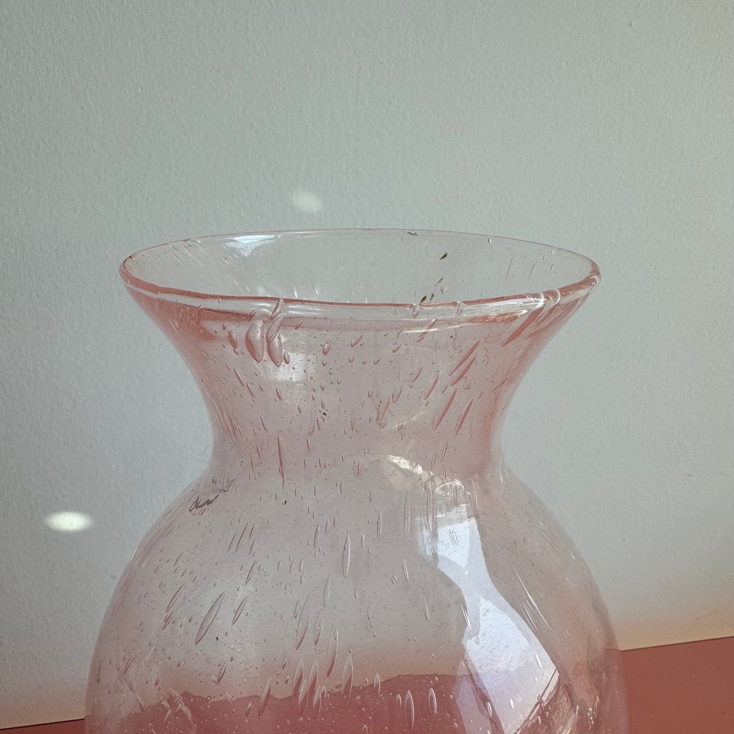 Pink Handblown Vase