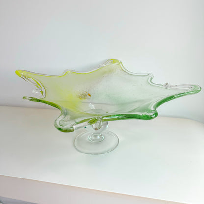 Murano Glass Pedestal Bowl