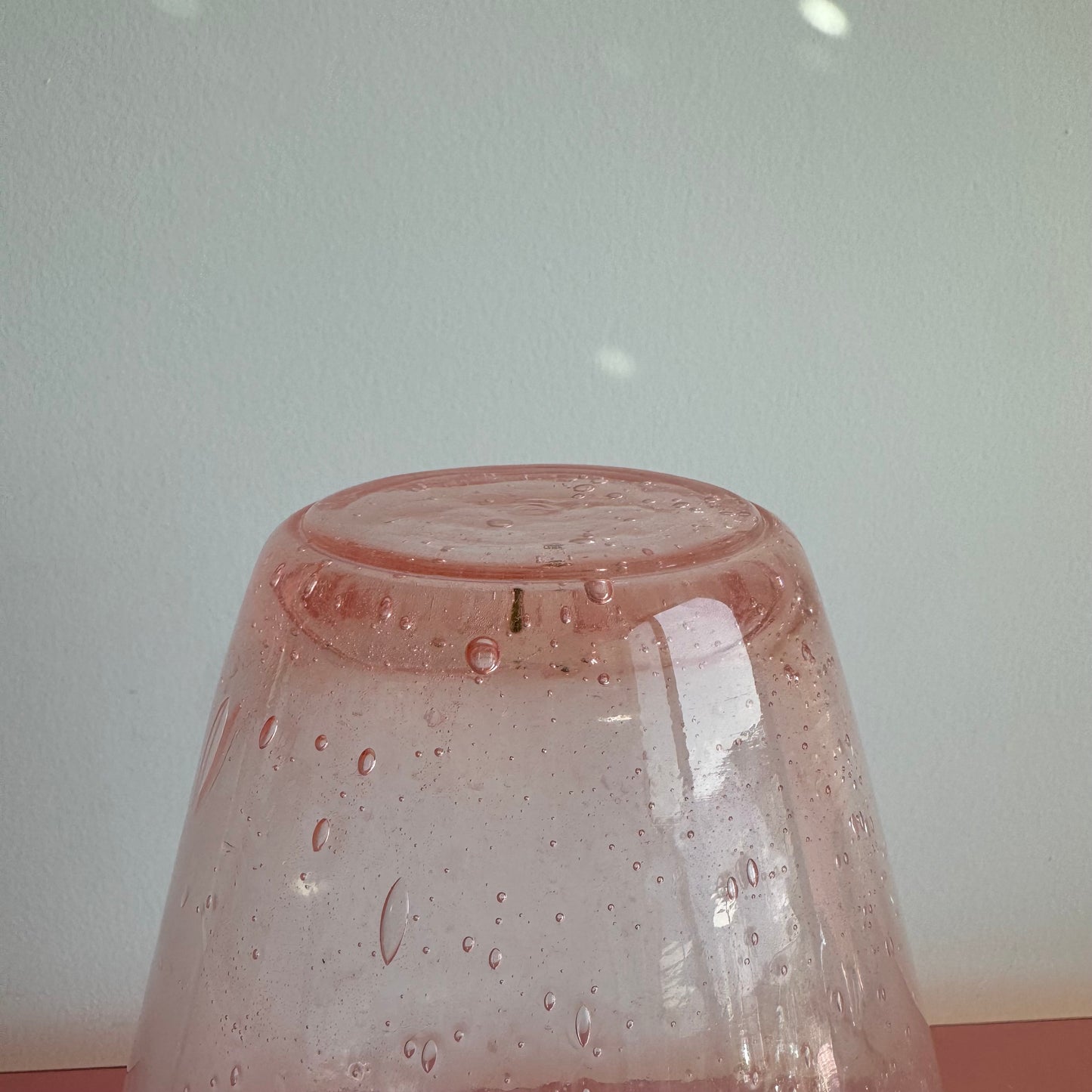 Pink Handblown Vase