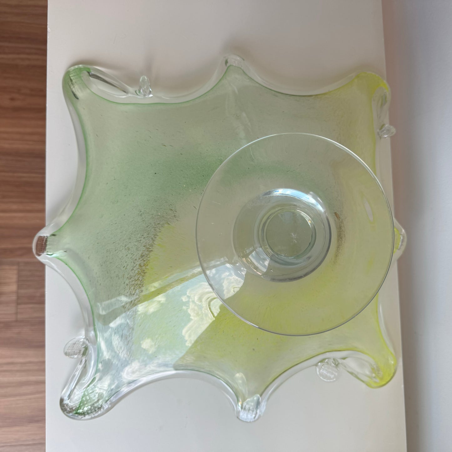 Murano Glass Pedestal Bowl