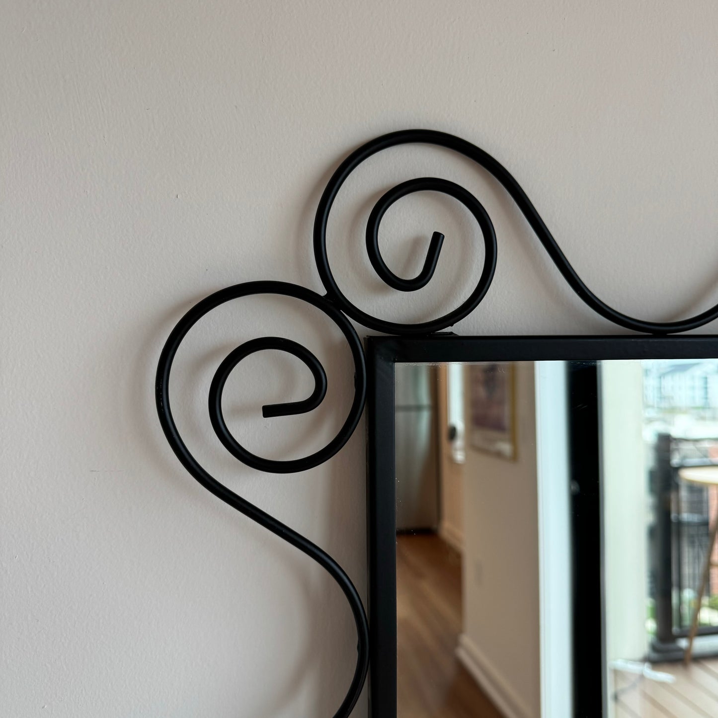 Vintage IKEA Wrought Iron Mirror