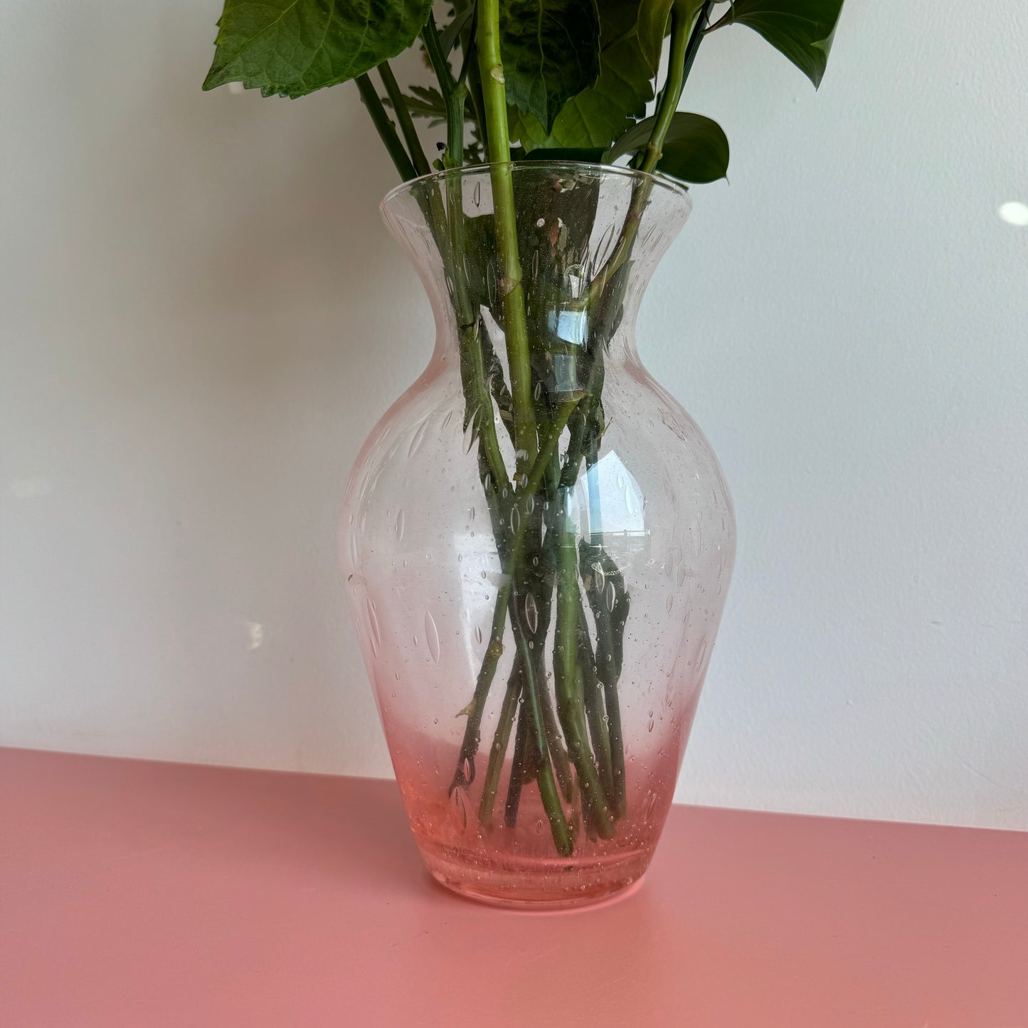 Pink Handblown Vase